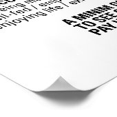 Brain Map - Kapitalistische Republikaner Poster (Ecke)