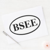 Brain Marathon - Stil I (anpassbar) Ovaler Aufkleber (Umschlag)