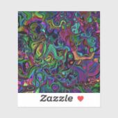 Brain Melt Aufkleber (Blatt)