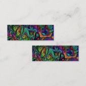 Brain Melt Business Card Mini Visitenkarte (Vorne/Hinten)