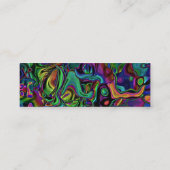 Brain Melt Business Card Mini Visitenkarte (Rückseite)