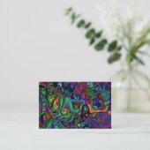 Brain Melt Business Card Visitenkarte (Stehend Vorderseite)