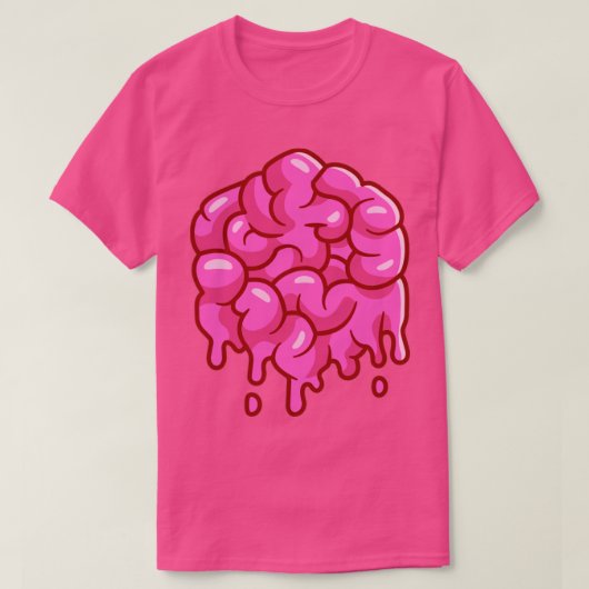 Brain Melt Cartoon T-Shirt (Design vorne)