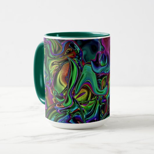 Brain Melt Coffee Tasse (Vorderseite Links)