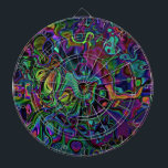 Brain Melt Dartscheibe<br><div class="desc">Folgen Sie meiner Arbeit und meiner Marke auf Instagram @MRNStudios</div>