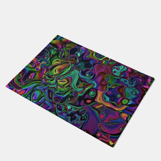 Brain Melt Doormat Fußmatte (Schrägansicht)