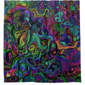Brain Melt Duschvorhang (Vorderseite)