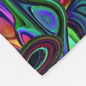 Brain Melt Fleece Blanket (Ecke)