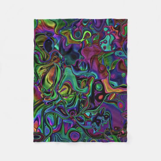 Brain Melt Fleece Blanket (Vorderseite)