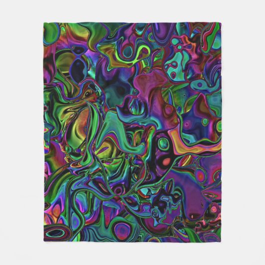 Brain Melt Fleecedecke (Vorderseite)