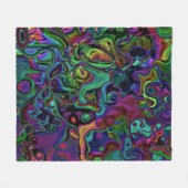 Brain Melt Fleecedecke (Vorderseite (Horizontal))