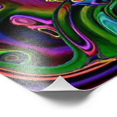 Brain Melt Foto Print (Ecke)