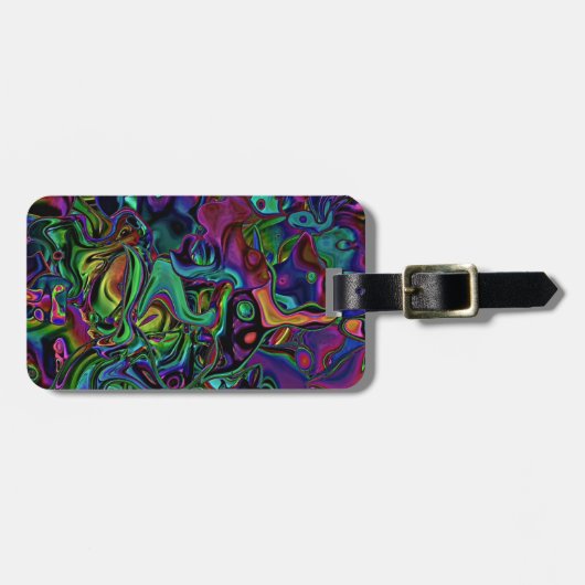 Brain Melt Gepäckanhänger (Vorderseite horizontal)