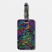 Brain Melt Gepäckanhänger (Rückseite vertikal)