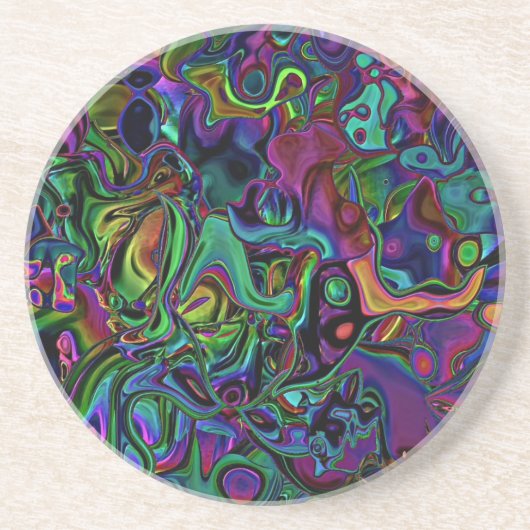 Brain Melt Getränkeuntersetzer (Vorne)