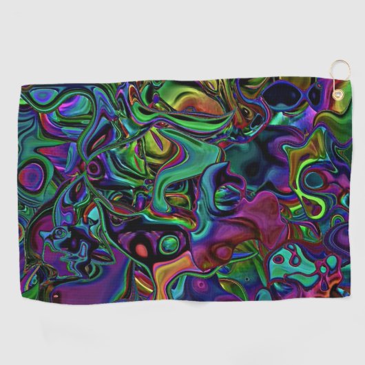 Brain Melt Golfhandtuch (Horizontal)