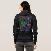 Brain Melt Hoodie (Schwarz voll)