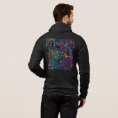 Brain Melt Hoodie (Schwarz voll)