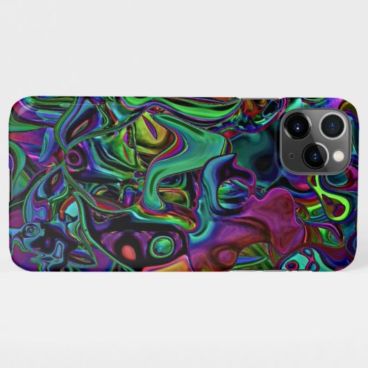 Brain Melt iPhone Hülle (Rückseite (Horizontal))