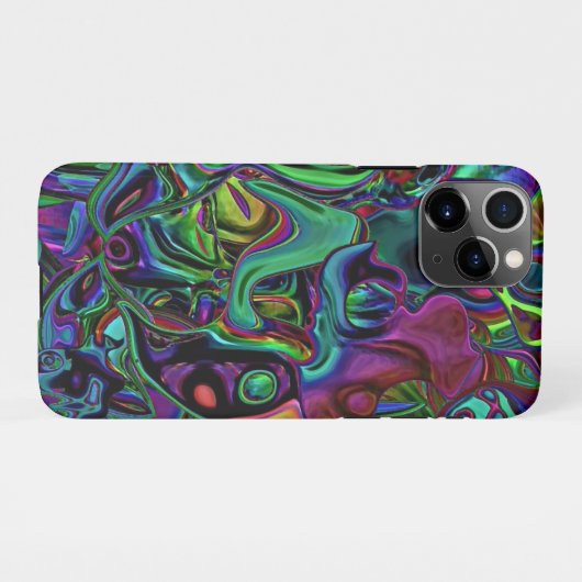 Brain Melt iPhone Hülle (Rückseite (Horizontal))