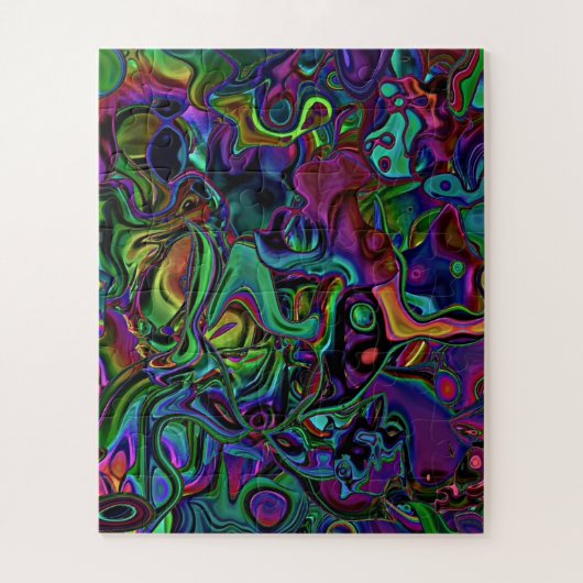 Brain Melt Jigsaw Puzzle (Vertikal)