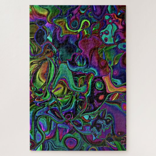 Brain Melt Jigsaw Puzzle (Vertikal)