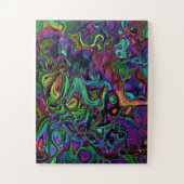 Brain Melt Jigsaw Puzzle (Vertikal)