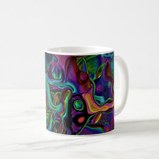 Brain Melt Kaffeetasse (VorderseiteRechts)