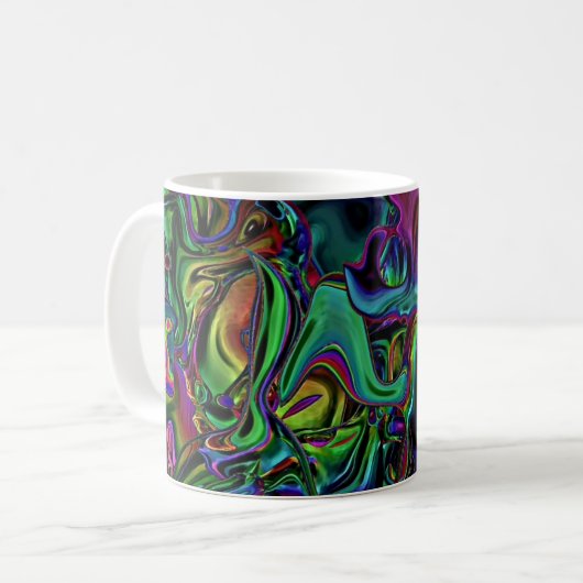 Brain Melt Kaffeetasse (Vorderseite Links)