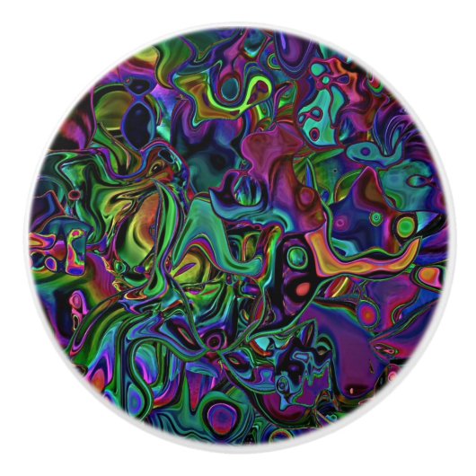 Brain Melt Keramik Draw Pull Keramikknauf (Vorderseite)