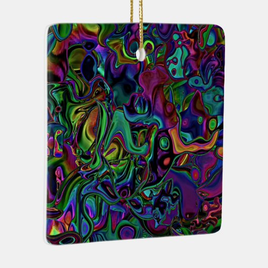 Brain Melt Keramik Ornament (Rechts)