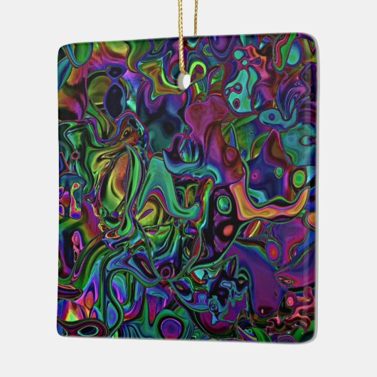 Brain Melt Keramik Ornament (Links)