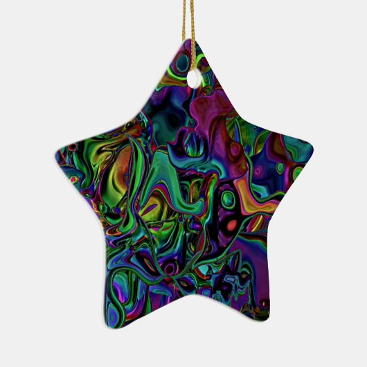 Brain Melt Keramik Ornament (Rechts)