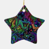 Brain Melt Keramik Ornament (Vorne)