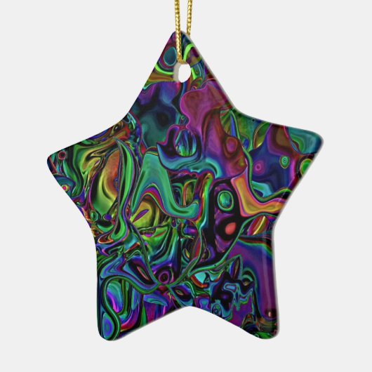 Brain Melt Keramik Ornament (Links)