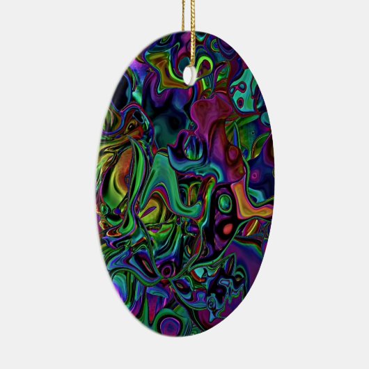 Brain Melt Keramik Ornament (Rechts)