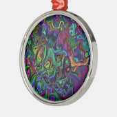 Brain Melt Keramik Ornament Aus Metall (Links)
