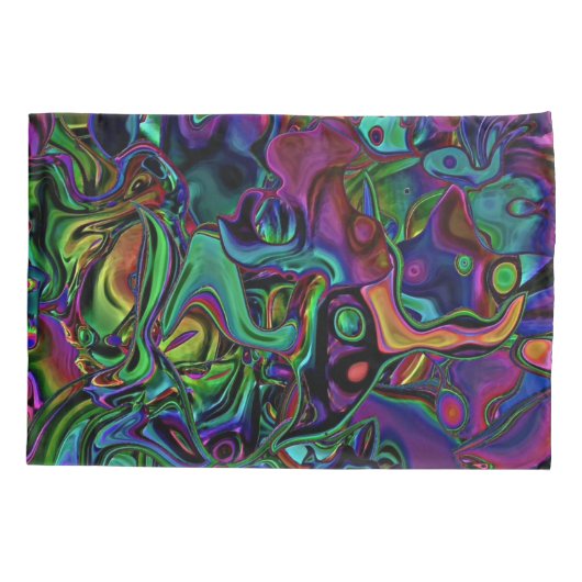 Brain Melt Kissenbezug (Rückseite-Links)