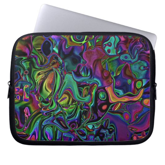Brain Melt Laptop Sleeve (Vorderseite)