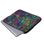Brain Melt Laptop Sleeve (Vorne Knopf)