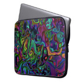 Brain Melt Laptop Sleeve (Vorderseite Links)