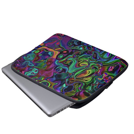 Brain Melt Laptopschutzhülle (Vorne Knopf)