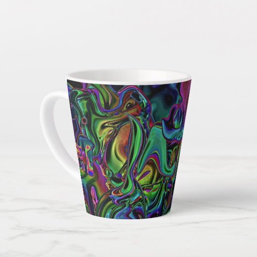 Brain Melt Latte Tasse (Linke Ecke)