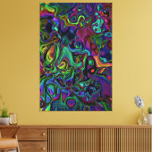 Brain Melt Leinwanddruck (Insitu (Wohnzimmer))