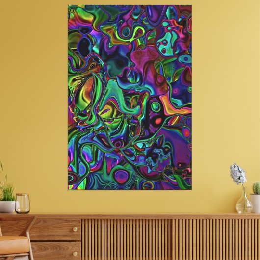 Brain Melt Leinwanddruck (Insitu (Wohnzimmer))