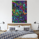 Brain Melt Leinwanddruck (Insitu (Schlafzimmer))