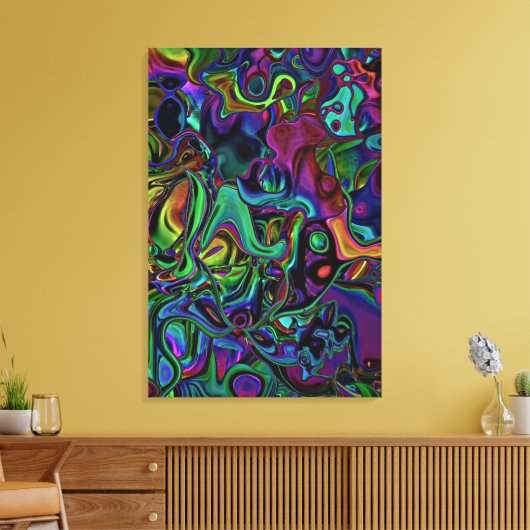 Brain Melt Leinwanddruck (Insitu (Wohnzimmer))