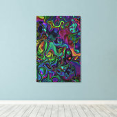 Brain Melt Leinwanddruck (Insitu (Holzboden))