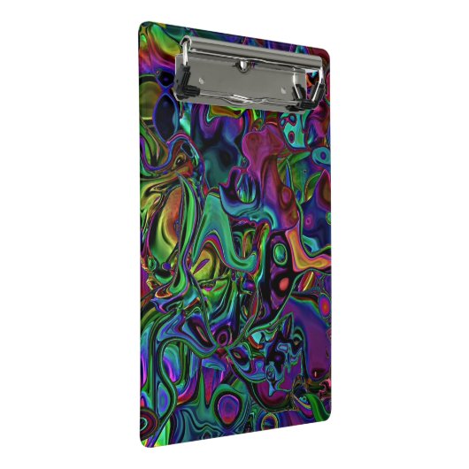 Brain Melt Mini Klemmbrett (Schrägansicht)