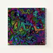 Brain Melt Notebook Notizblock (Rückseite)